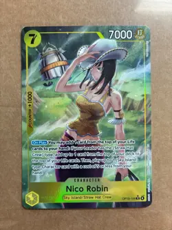 One Piece OP15-109 R Alt Art Nico Robin Adventure on KAMI's Island ENGLISH 2 - Image 1