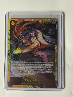 One Piece OP14-120 Crocodile SEC Secret Rare English OP-14 Card - Image 1