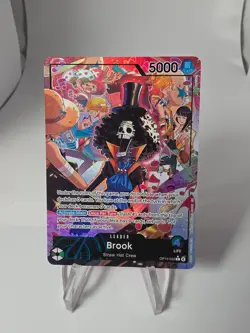 OP15-022 Brook Alt Art Leader Adventure on Kami’s Island One Piece TCG English - Image 1