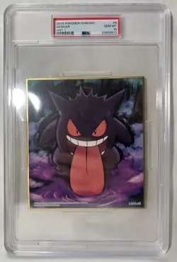 PSA 10 Gem Mint Gengar No. 6 Shikishi Art 1 2019 Japanese Graded Card - Image 1