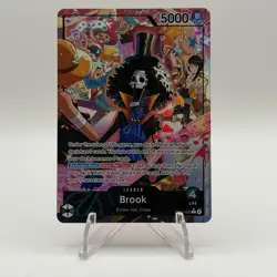 OP15-022 Brook Alt Art Leader Adventure on Kami’s Island One Piece TCG English - Image 1