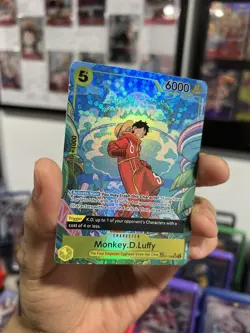 One Piece Monkey D. Luffy Op07-109 (TR) Treasure Rare Two Legends (Op08) NM - Image 3
