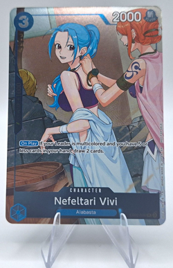 One Piece Nefeltari Vivi EB02-026 Super Rare Foil 2000 English NM - Image 1