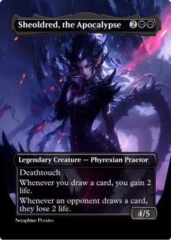 Sheoldred, the Apocalypse - High Quality Altered Art Custom Cards - Image 1
