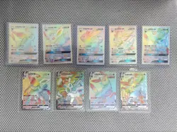 Pokemon 9 Card Glaceon Sylveon Leafeon Umbreon Vaporeon Jolteon Espeon Rainbow - Image 1