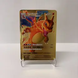 Gold Metal Charizard GX HP250 Pokemon Card-Collectible Gift Display！ - Image 2