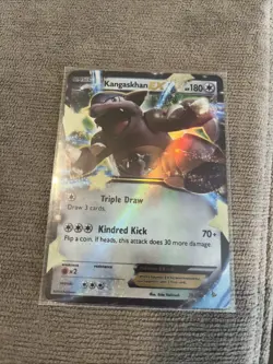 Kangaskhan EX ULTRA RARE 78/106 XY Flashfire Pokemon card TCG MP HOLO 2014 - Image 1