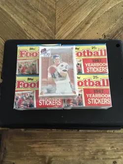 1987 Topps Football Sticker Complete Set 285 Stickers - Factory Sealed - Image 3