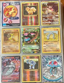 Vintage Pokemon Card Collection - No Binder Lot 5 Pages - Holo - Modern LP/NM - Image 1