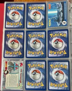 Vintage Pokemon Card Collection - No Binder Lot 5 Pages - Holo - Modern LP/NM - Image 2