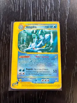 Kingdra 19/147 Rare Vintage WOTC Aquapolis E-Reader Pokemon Card MP - Image 1
