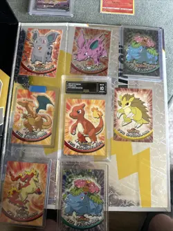 Pokemon Topps 1999 Card Lot With Graded Charmeleon Sold As LOT - Image 1