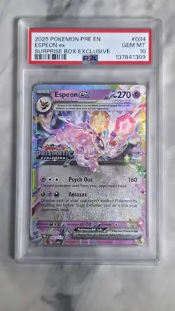 Stamped Eeveelutions PRISMATIC EVOLUTIONS PSA 10, 9 Card Collection ENGLISH - Image 3