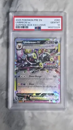 Stamped Eeveelutions PRISMATIC EVOLUTIONS PSA 10, 9 Card Collection ENGLISH - Image 5
