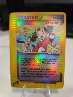 Pokemon Copycat 138/165 Reverse Holo Rare Expedition e-Card WOTC 2002 Vintage LP - Image 1