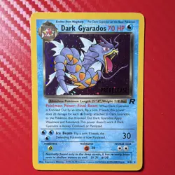 Holographic Dark Gyarados Pokemon Card Prerelease Promo Holo - Image 1