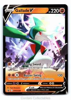 Gallade V SWSH258 - Black Star Promo - Pokemon Card - Near Mint - Image 1