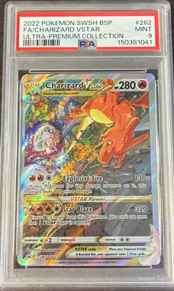 Charizard VSTAR SWSH262 SWSH: Sword & Shield Promo Cards Holo PSA 9 #262 - Image 1