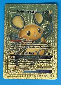 Dedenne GX Gold Foil Fan Art Card - Image 1