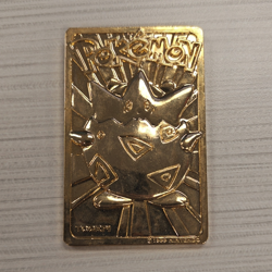 Burger King Togepi Limited Edition Gold Metal Oversized Pokemon Card 1999 - Image 1