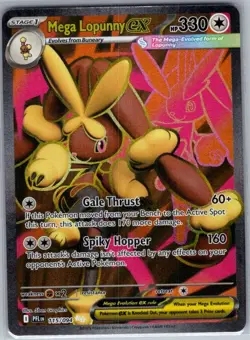 Mega Lopunny ex 115/094 ME02: Phantasmal Flames - Pokemon Card - NM - Image 1