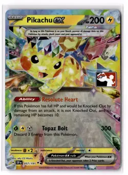 Pikachu ex - 057/191 Prize Pack Series Cards SSP Holo NM - Image 1