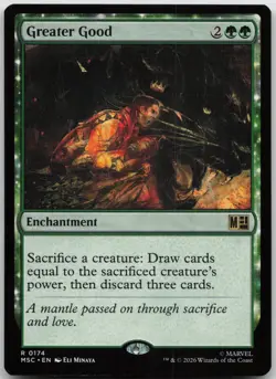 Greater Good Commander: Marvel Super Heroes 174 NM R - Image 1