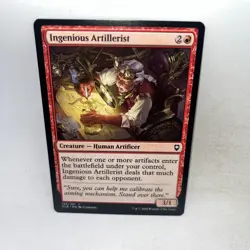 Ingenious Artillerist Commander Legends Battle Baldur's Gate Magic The Gathering - Image 1