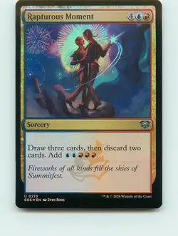 Rapturous Moment (FOIL) - U219 - MTG - Secrets of Strixhaven (SOS) - Image 1