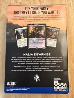 Party Time Commander Deck Commander Legends Baldur's Gate MTG Sealed - Image 2