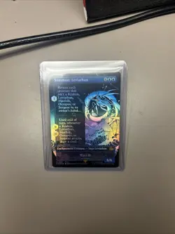 Summon: Leviathan, Borderless Foil, Final Fantasy, MTG NM - Image 1