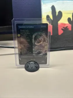 Summon: Leviathan, Borderless Foil, Final Fantasy, MTG NM - Image 2