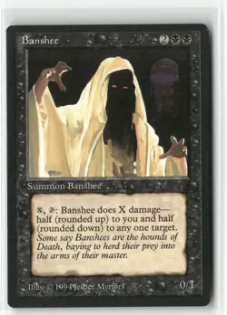 Banshee Uncommon The Dark Magic: The Gathering Near Mint - Image 1