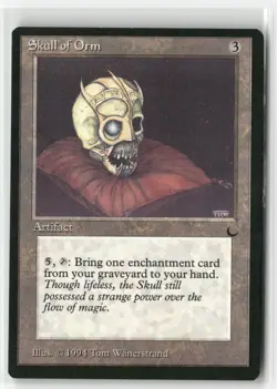 Skull of Orm Uncommon The Dark Magic: The Gathering Near Mint - Image 1