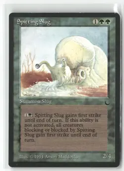 Spitting Slug Uncommon The Dark Magic: The Gathering Lightly Played - Image 1
