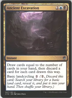 Ancient Excavation - Commander 2016 #27 LP Magic - Image 1