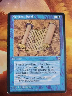 [MP] Merchant Scroll | MTG Homelands | Vintage Magic the Gathering - Image 1