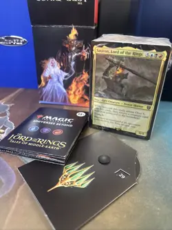 Magic: The Gathering Lord Of The Rings Sauron, Lord Of The Rings Commander Deck - Image 1