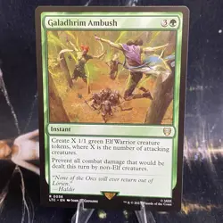 Magic the Gathering - Galadhrim Ambush - Commander: The Lord of The Rings - NM - Image 1