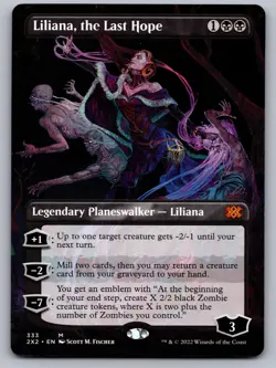 Liliana, the Last Hope (Borderless) 333 Double Masters 2022 Magic: The Gathering - Image 1