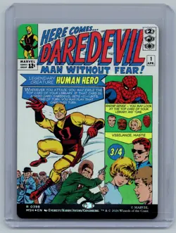 Magic Marvel Daredevil, Man Without Fear Borderless Foil 398 - Image 1