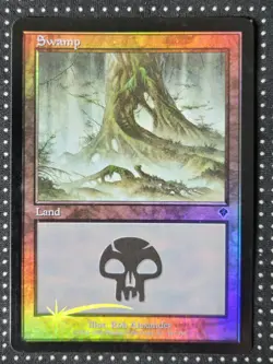 Magic: The Gathering - Mercadian Masques - Swamp Foil - 341/350 - Image 1