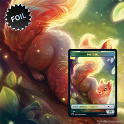 Squirrel Token Foil - Secret Lair We Hope You Like Squirrels - SLD 200 NM EN MTG - Image 1