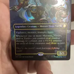 Heroes in a Half Shell (0006 Borderless) Commander: TMNT MTG FOIL NM! FREE SHIP! - Image 4