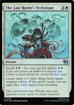 The Last Ronin's Technique, 12, TMT, Foil - Image 1