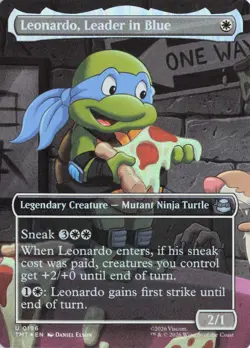 Leonardo, Leader in Blue (Borderless), 196, TMT, Foil - Image 1