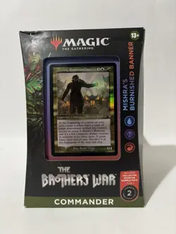MTG Mishra’s Burnished Banner Commander Deck Sealed The Brothers’ War Magic - Image 1