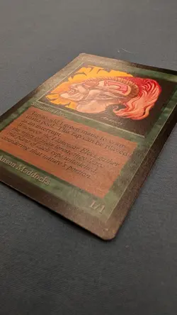 Authentic Magic The Gathering Llanowar Elves Beta card MTG *good condition* - Image 3