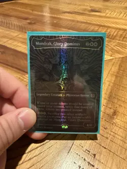 MTG Mondrak, Glory Dominus Oil Slick Foil Phyrexia: All Will Be One NM - Image 1