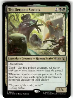 The Serpent Society 226 Rare Marvel Super Heroes Magic: The Gathering Near Mint - Image 1